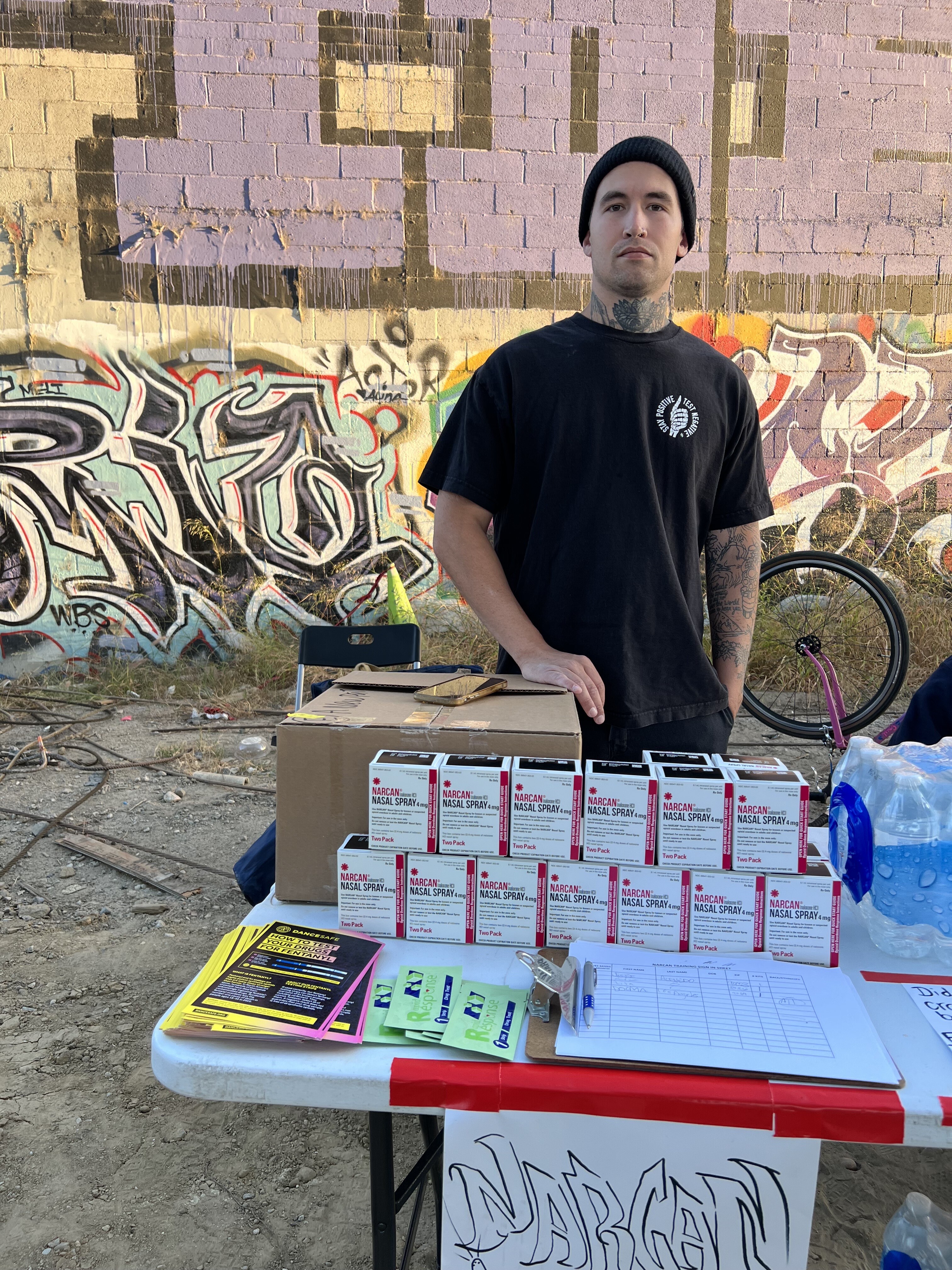 Nate distributing naloxone
